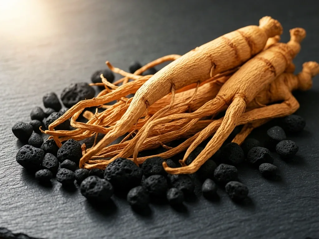 Natural minerals and roots
